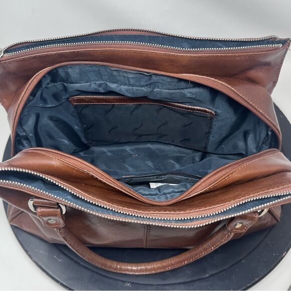 Ashwood Leather Satchel Brown United Kingdom - Picture 14 of 16